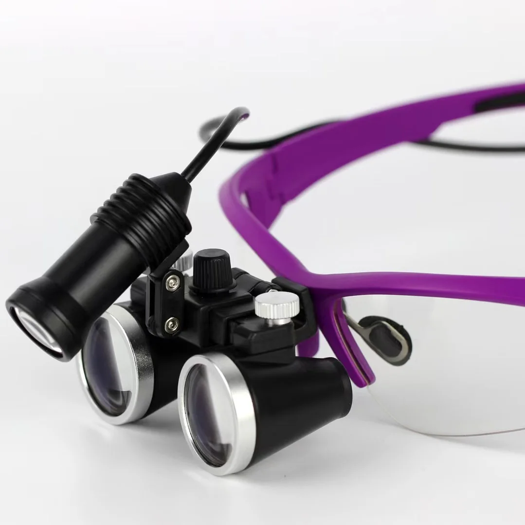 2.5X/3.5X 420mm 歯科用ルーペ拡大鏡 双眼ルーペ 手術用ルーペ