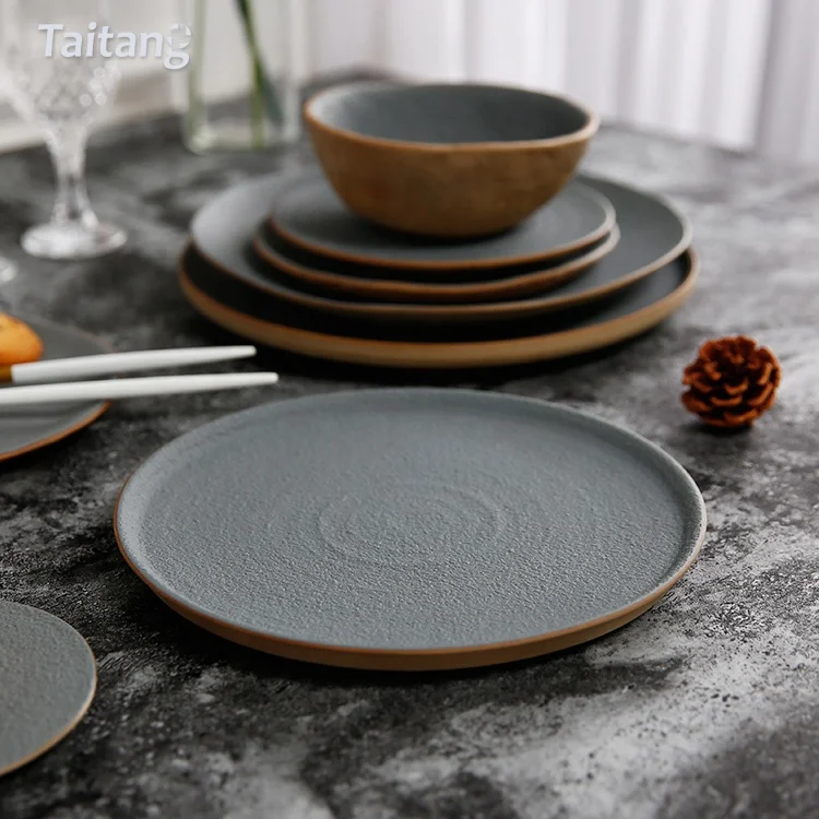 New Arrival Modern Japanese Style Ceramic Set Hotel Tableware Dinner Dishes