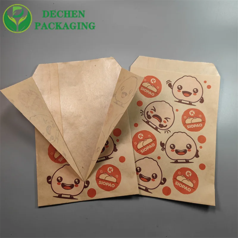 Sac en papier kraft alimentaire brun sac en papier kraft sac en papier verre vêtements