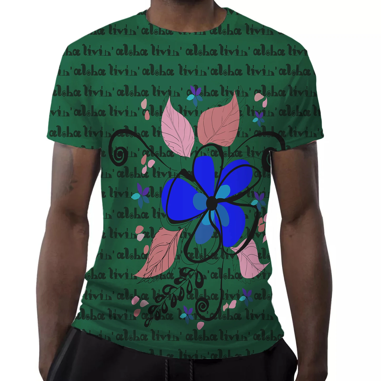 Factory Price Customized T-shirt Green 