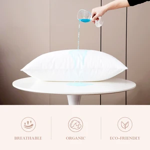 Luxury Hotel Quality Anti-Bacterial & Hypoallergenic Pillow Protectors for Home/Hotel Use