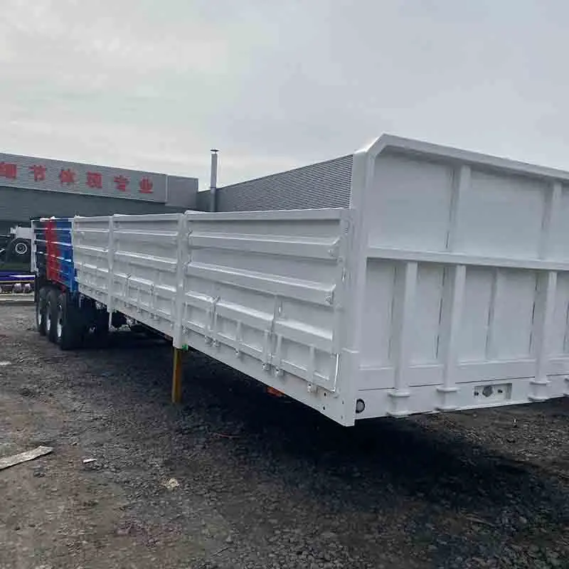 Vehicle Master 3 Axle 40 FT 40 Ton Side Wall Cargo Semi Trailer Side Wall Truck Semi Trailer for Cargo Transportation
