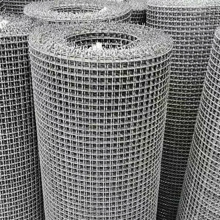 3x3 Mm Double Crimped Wire Mesh PVC Coated Woven Crimped Wire Mesh Roll
