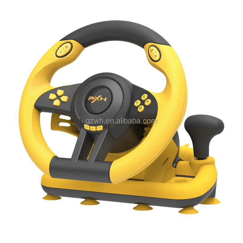 PXN V3 Pro Racing Wheel Orange and Black Gaming Controller Plastic Grip ...