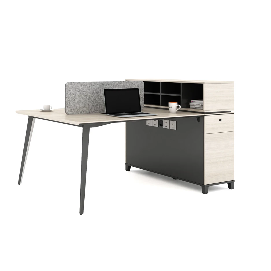 Modern Design Executive Office Desk 2 4 6 8 Staffs Workstation Desk Table Office Desk and Chair Set