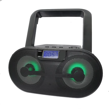 CMiK MK-24 DJ DVD WMA Portable crenk CD CD-R CD-RW boombox with color led light usb tf card AM FM radio MP3 player