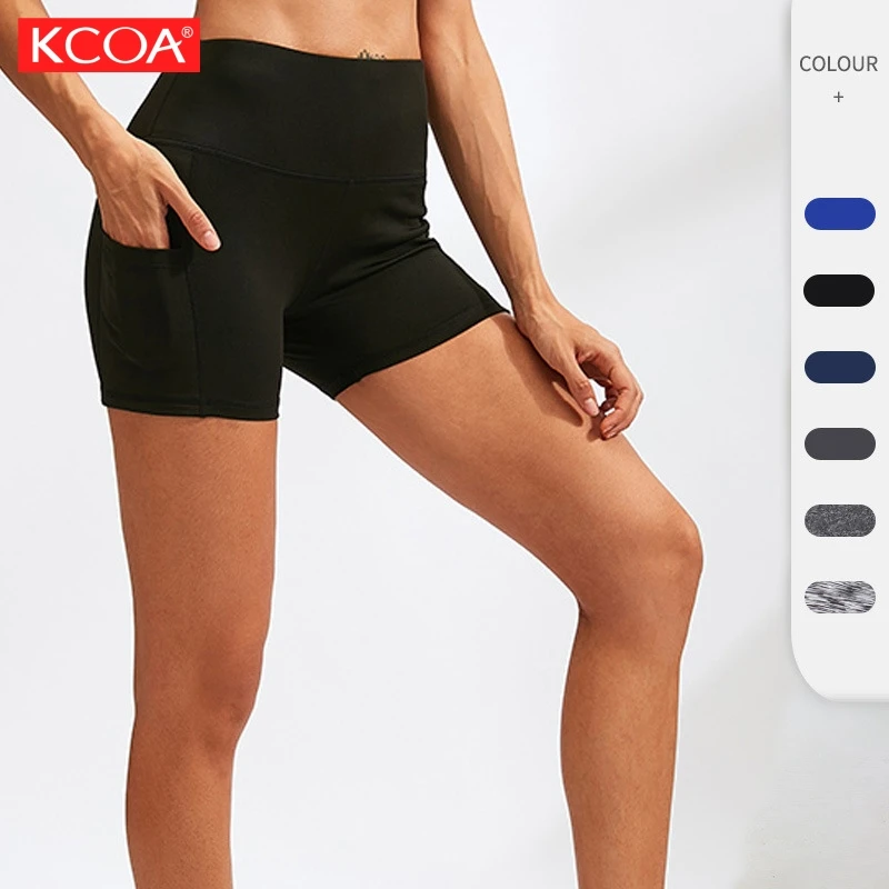 High Waisted Biker Booty Seamless Yoga Shorts New Designs Running Scrunch Women Shorts Yoga Push up