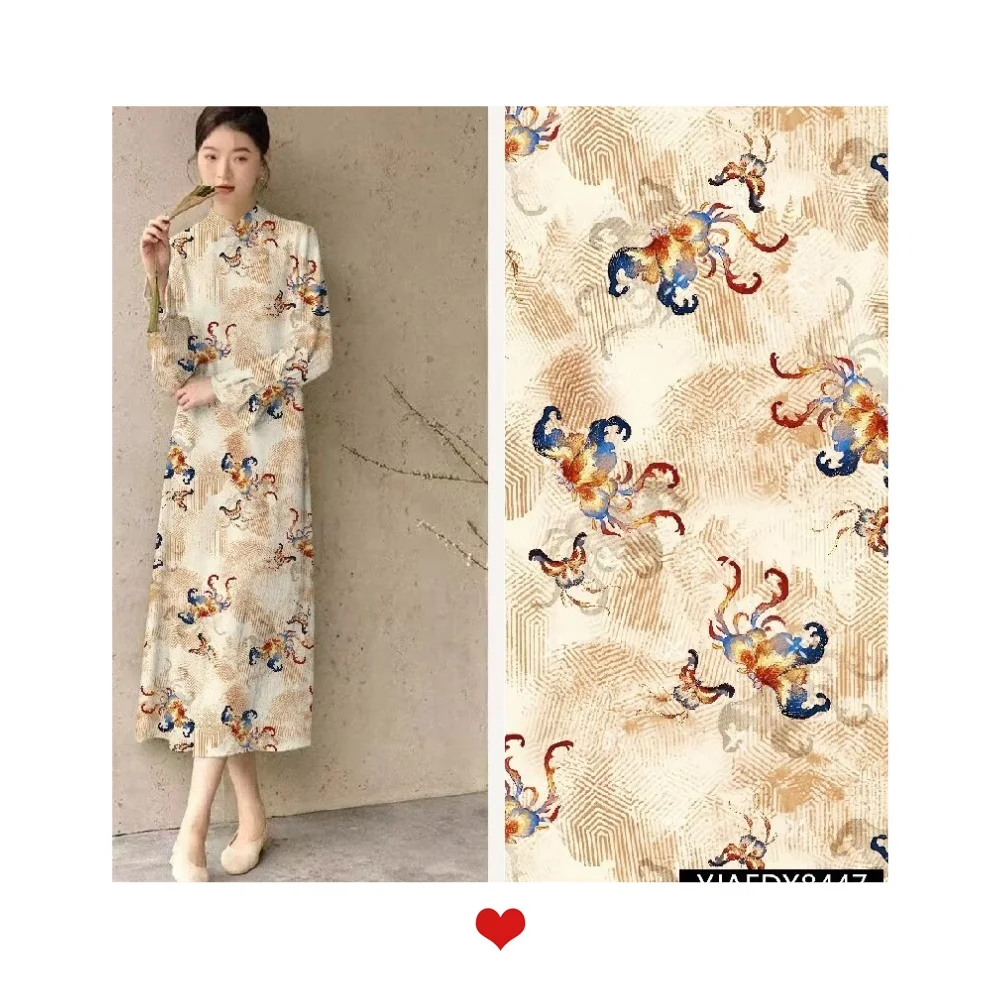 Custom Design 100viscose Fabric Plain/twill Printed With Animal/flower