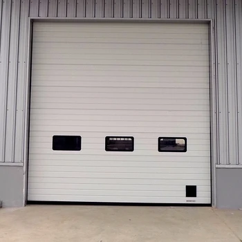 anti-pinch hand sectional industrial garage door high speed 4cm panel sectional overhead doors safety industrial lifting door