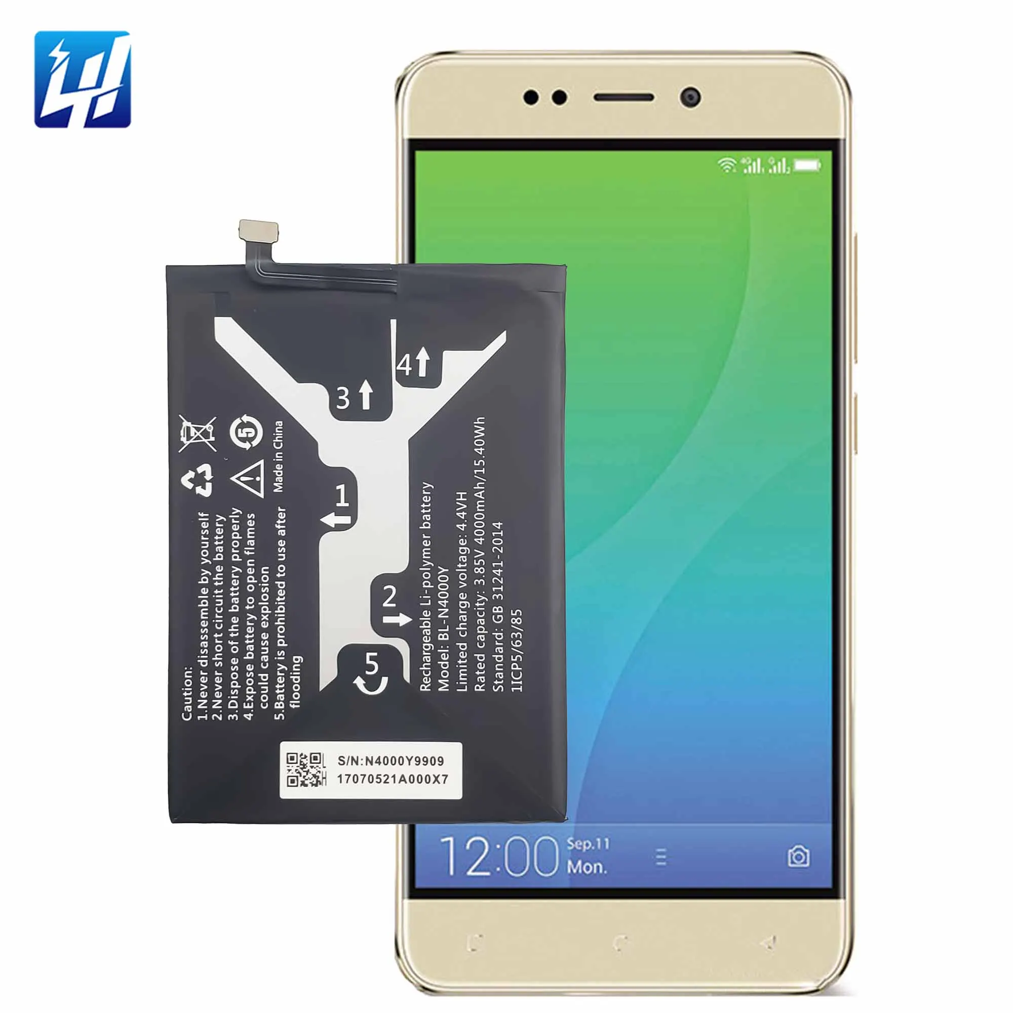 BL-N4000Y Battery for Gionee X1S Reliable Rechargeable