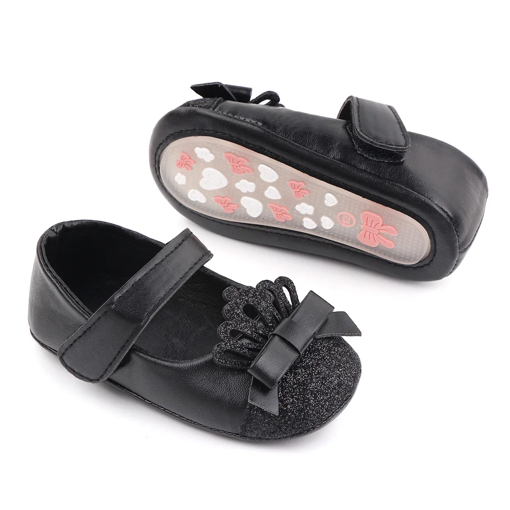 Bling Fancy Crown Princess Shoes Soft Sole Party Shoes Infant  Baby Toddler Shoes For Girls supplier