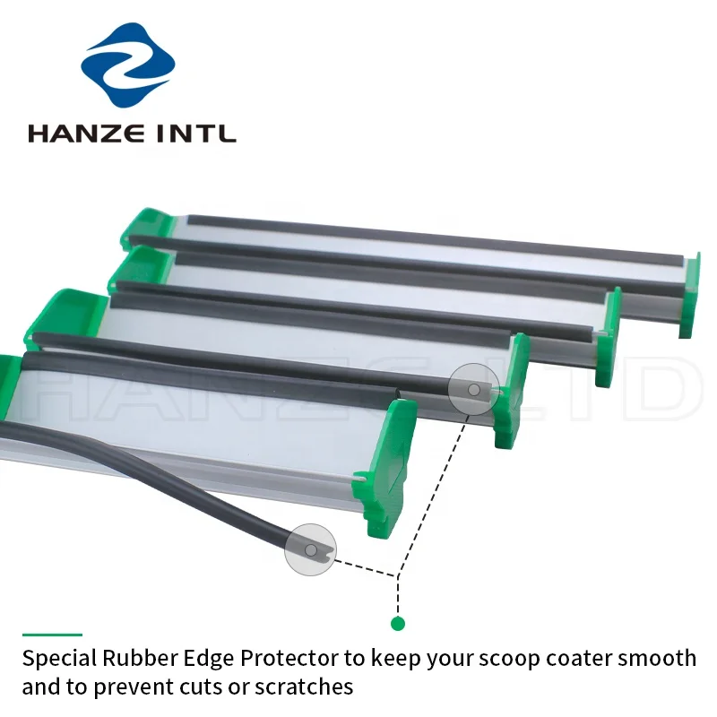 Silk Screen Printing Photo Emulsion Scoop Coater for Frame (14",16",18",20" Etc Plastic Ending)