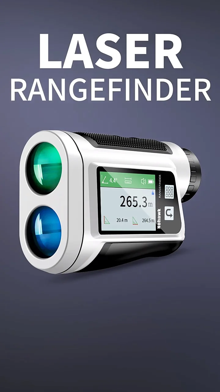 Nohawk Custom Hunting Long Range Finder Scope Laser Measure Distance