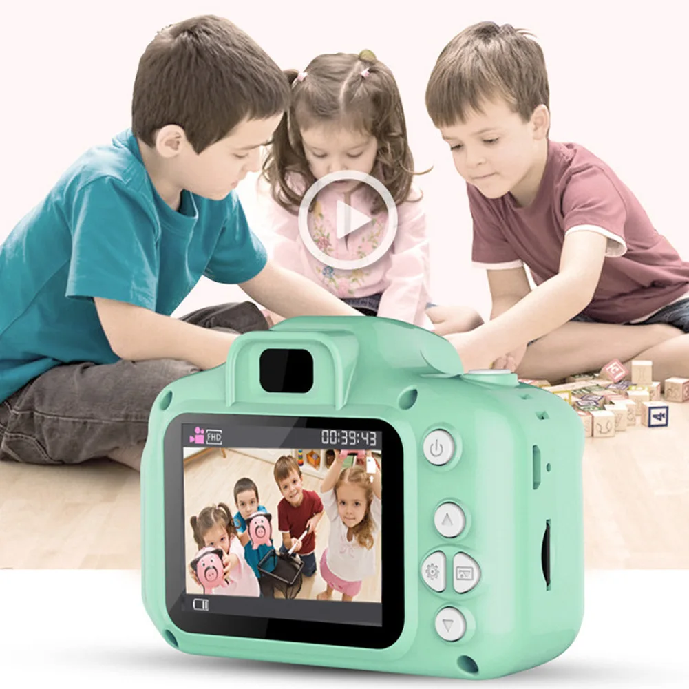 Cute Cartoon Kids Instant Camera Children Fun Video Camera Toy 2 ...
