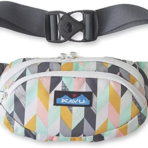 Eastshine Colorful Print Waist Chest Pack Fashion Gender-neutral Design with Zipper Closure for Touring and Cycling