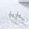 CZ bianco con argento