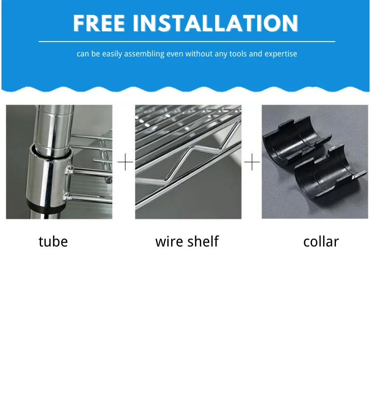 Leenol ESD Industrial Storage Racking - Customizable Wire Shelving