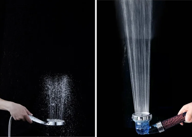 Mineral Stone Shower Head Filter Bathroom Vitamin C Water Filtration
