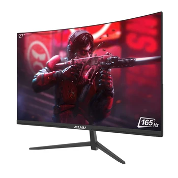 27インチQHD2560x1440P 2K 165HZカーブドゲーミングモニターFreeSync3
