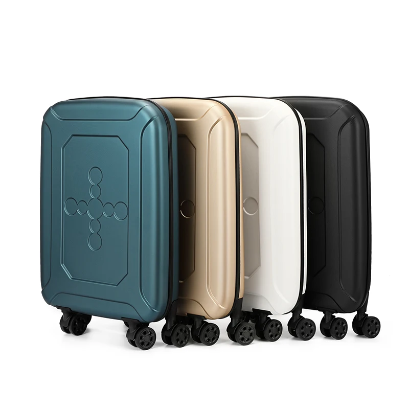 Code Lock PC Foldable Suitcase for Travel Luggage Case With Polyester Lightweight Foldable Suitcase Luggage Bag