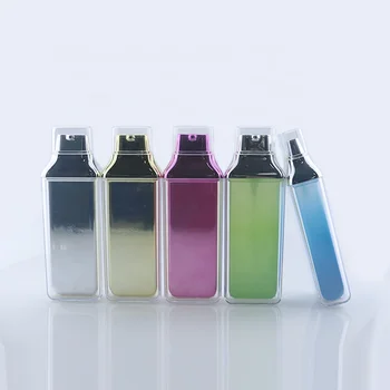 Factory New 100ml 3.5oz ABS Plastic Lotion Pump Sunscreen Bottle Unique Shape Customized Color Essential Shampoo Pump Sprayer
