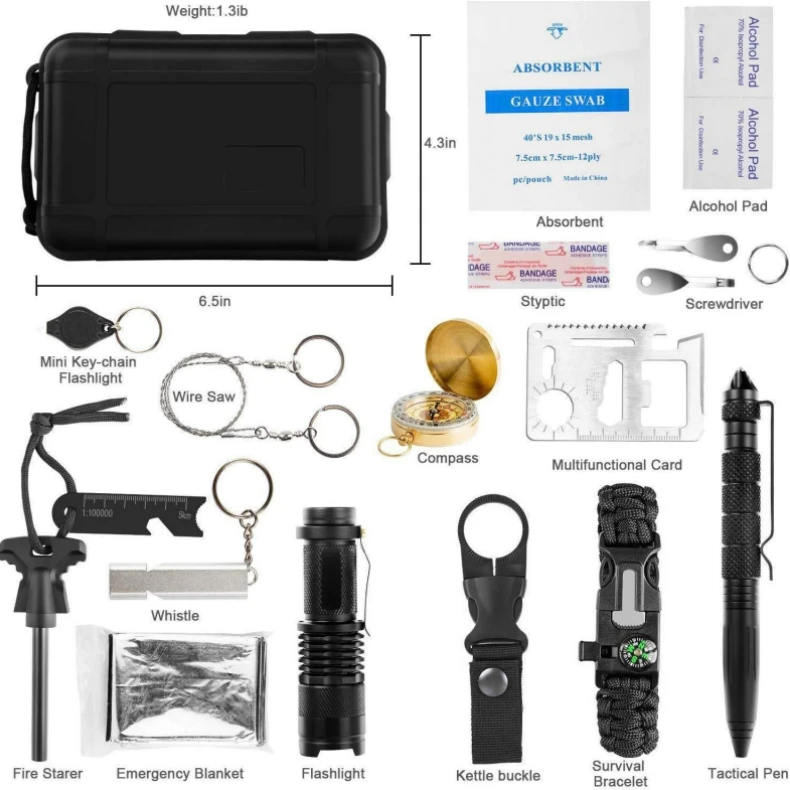 Outdoor First Aid Kit Outdoor Survival Emergency Camping Kit