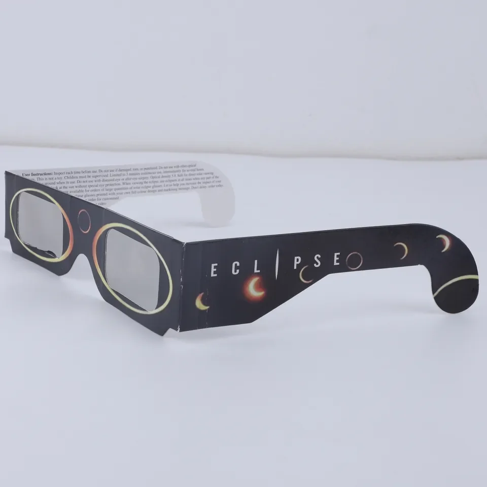 April 8 2024 Iso Certified Solar Eclipse Glasses Customized Design