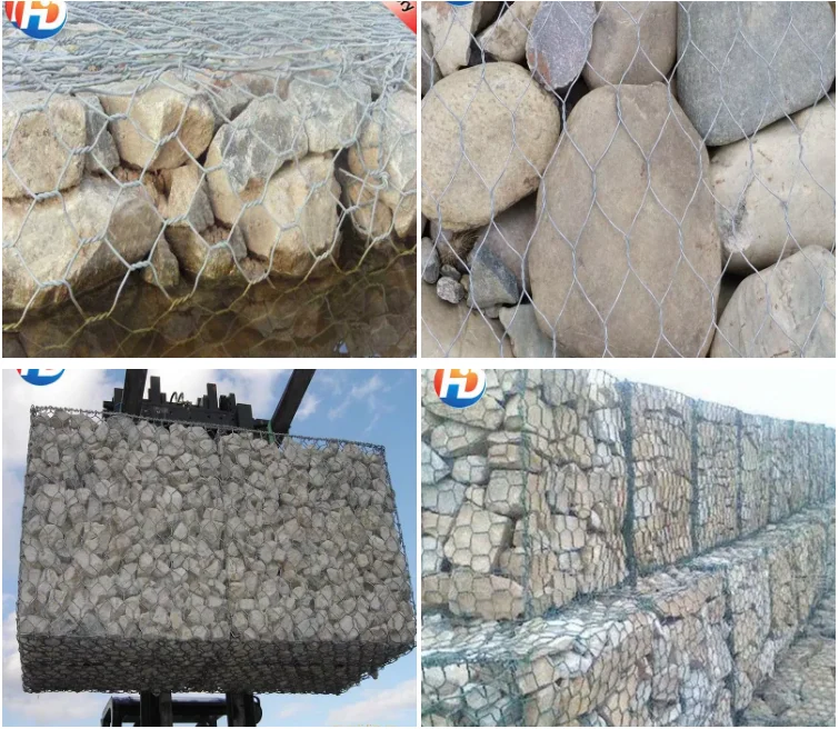 Gabion Baskets 2x1x0.5m 2x1x1m Pvc Coated Gabion Boxes On Sale - Buy ...