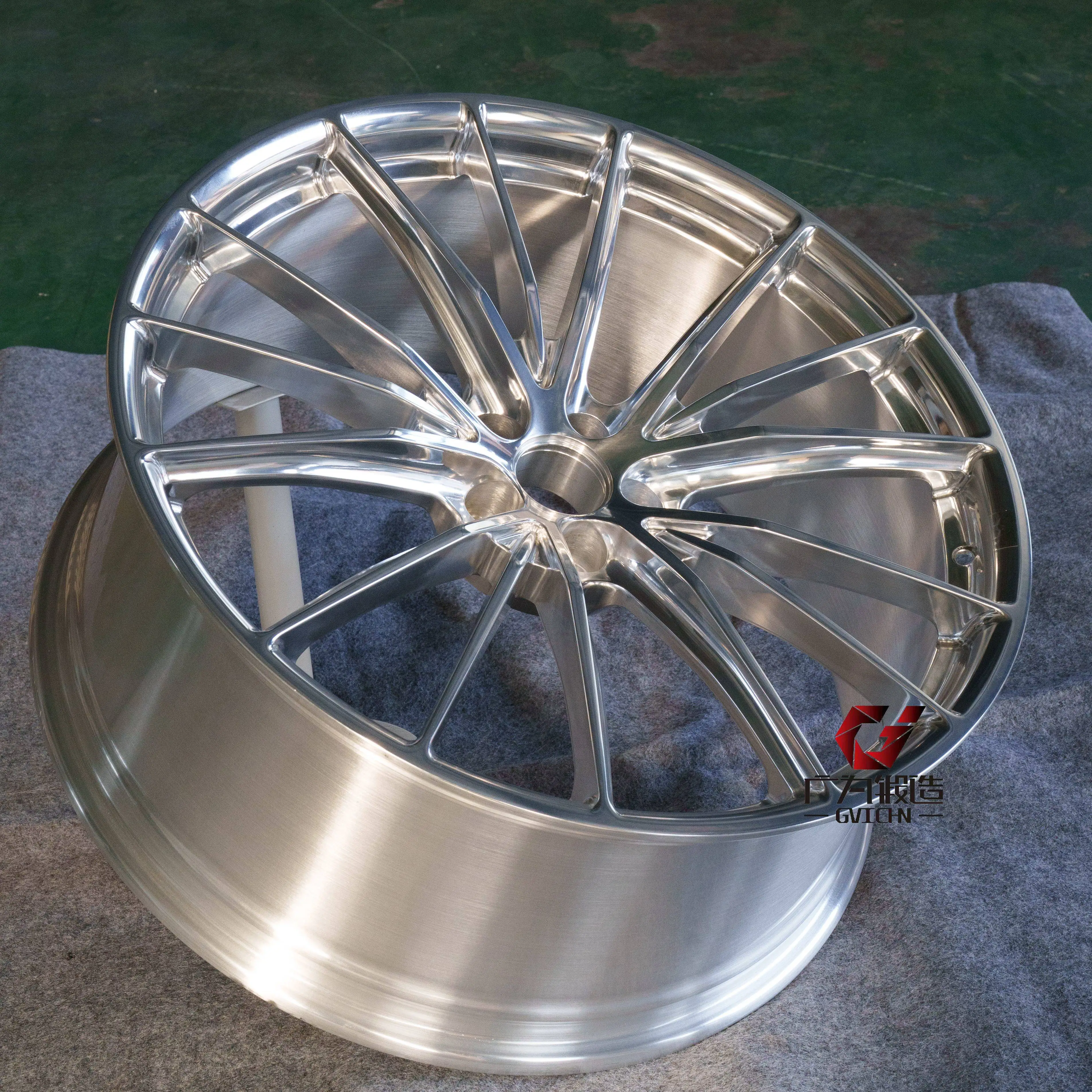 GVICHN P103 OEM Passenger Car Concave polishing Forged Alloy Wheels custom car rims 18 19 20 21 22 23inch 5x112 5x120 5x114.3