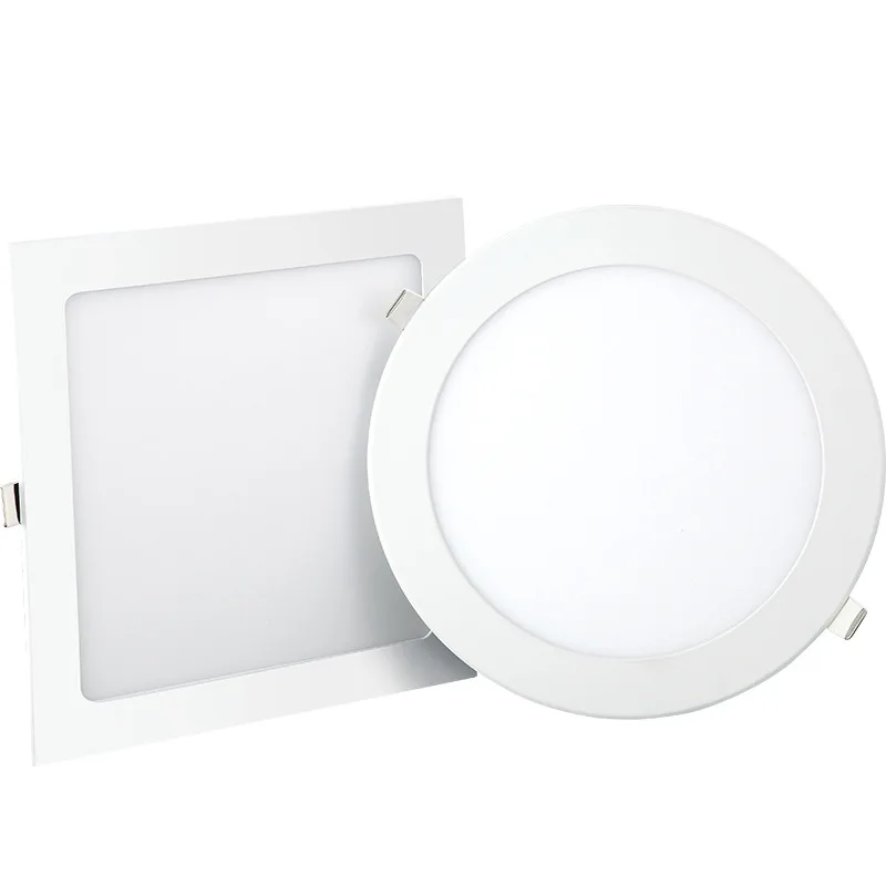3w 6w Round shape 3000-7500k led panel light for indoor/12W 18W 24w 30w 205mm hole cutting house hotel ceiling  LED slim panel