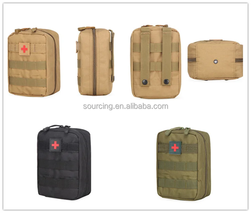 3colors First Aid Pouch Empty Small Camouflage Molle Emt Pouch Compact
