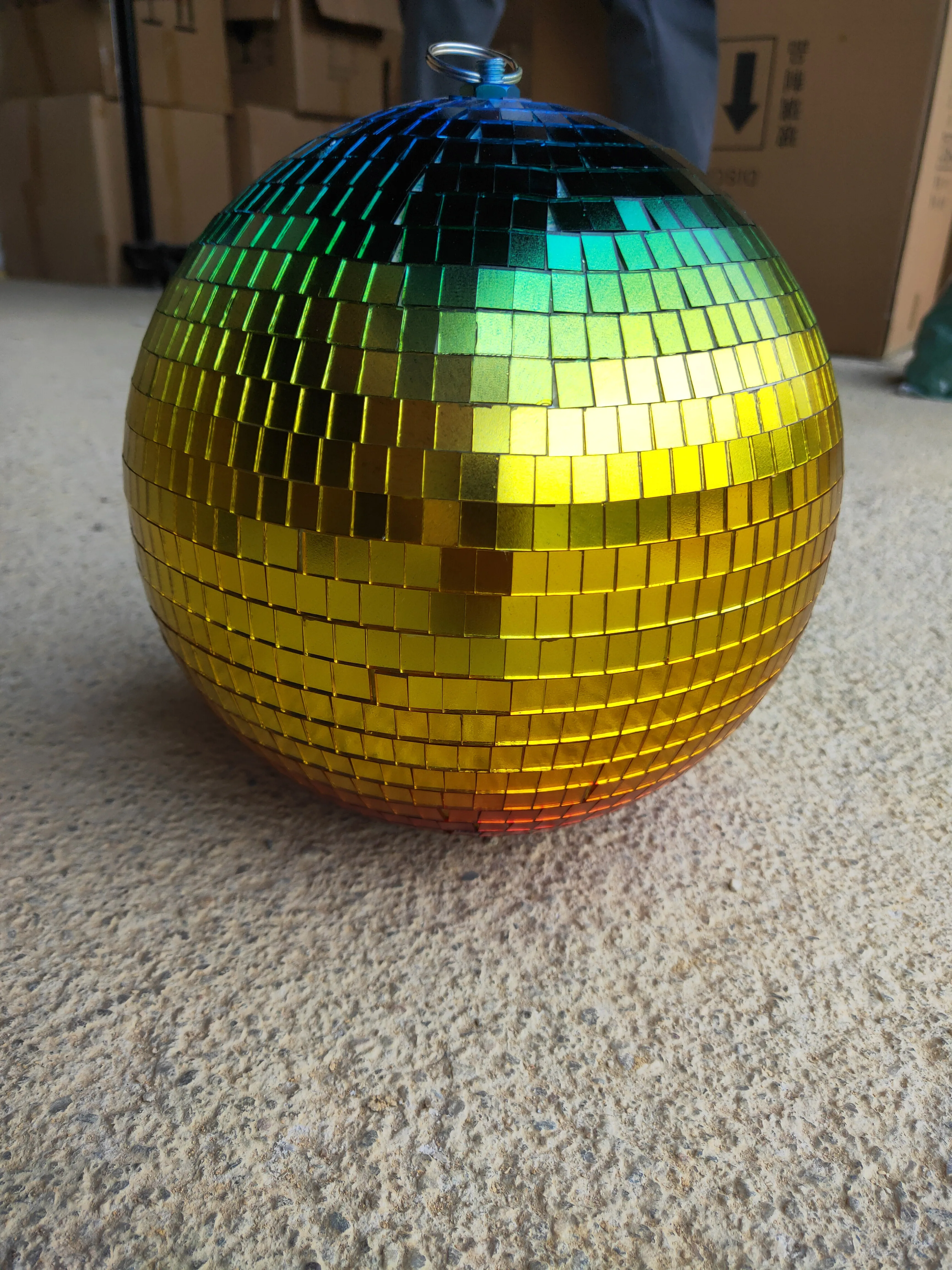 New Year Easter Mini Disco Ball Christmas Tree Hanging Mirror Glass