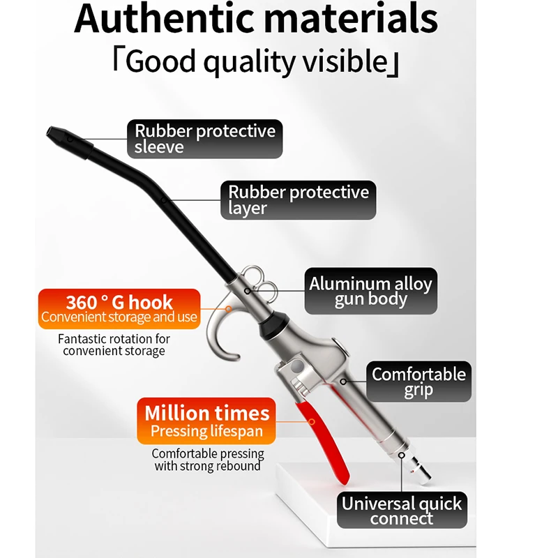 Pneumatic Cleaning Tool Air Duster Compressor Blower Pneumatic Air Blower Pneumatic Cleaning Tools for Air Compressor