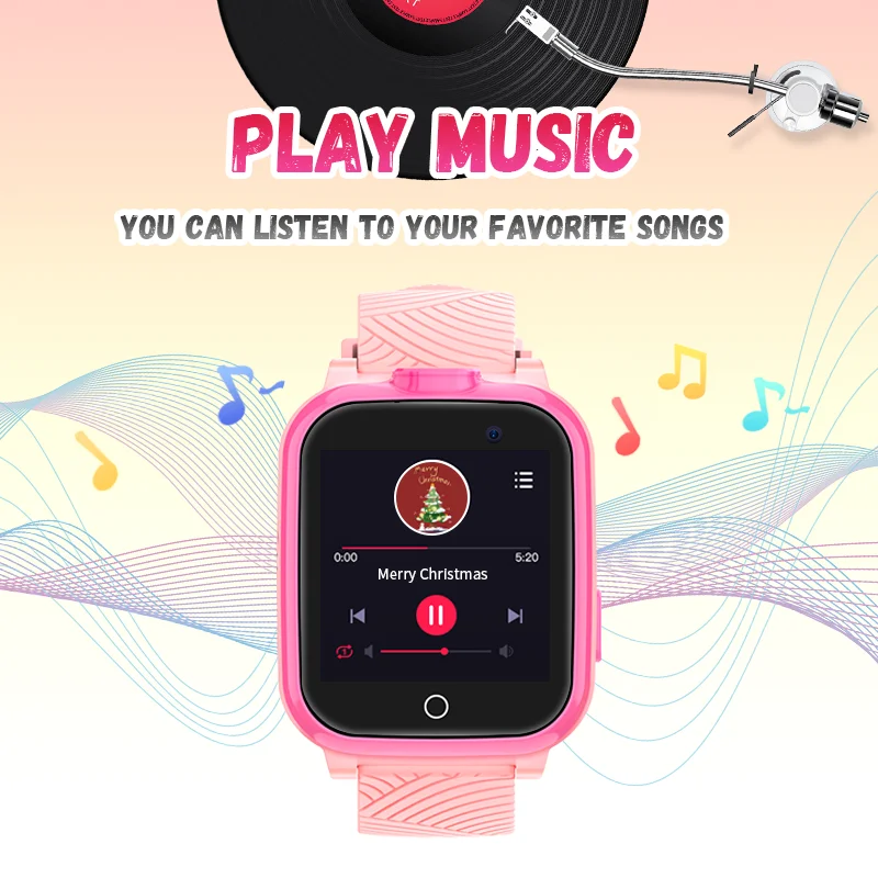 Touch Screen Kids Smart Watch With Gps For Boys Girls