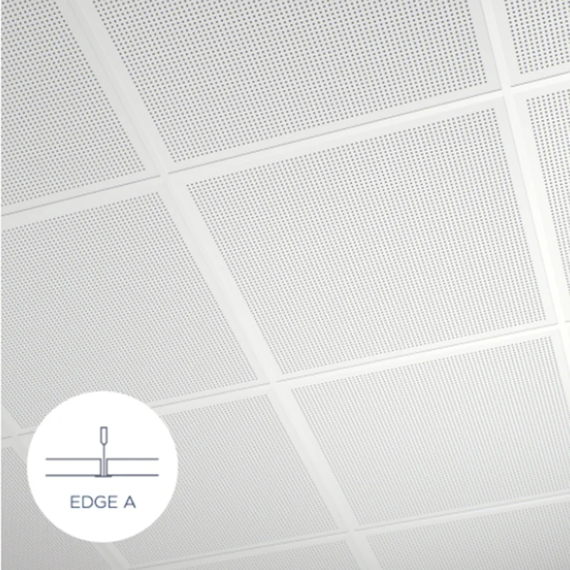 degotone acoustic ceiling ellipses 600x600 white