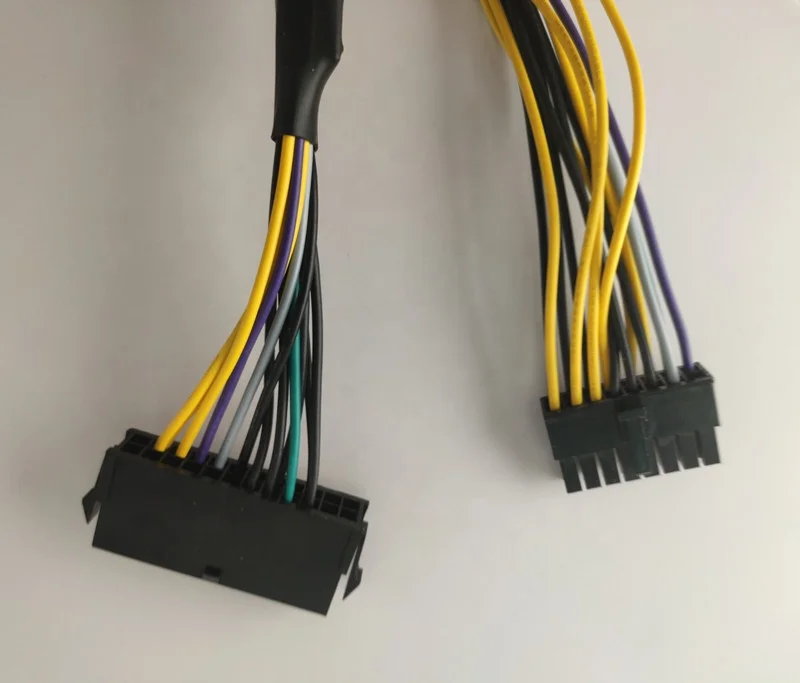 ATX 24 Pin to 16 Pin Motherboard Power Supply Adapter Cable 18AWG 30CM for Fujitsu PSU