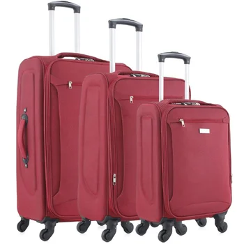 20 24 28 Golden Three Sets of Suitcases Bag Customized Logo Spinner Unisex Fashionable Combination Lock EVA Travel Luggage