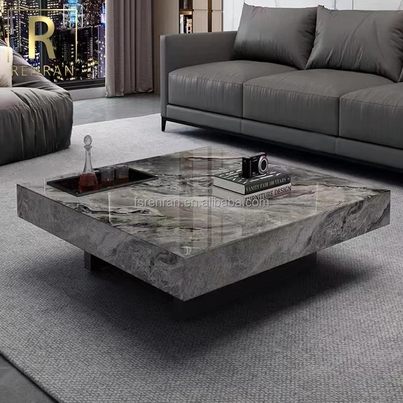 Luxury Stone Tea Tables - Modern Design for Living Room