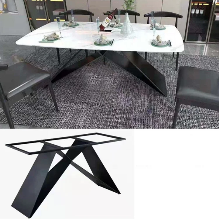 Table Base Frames Industrial Restaurant Desk Office Iron Steel Bench