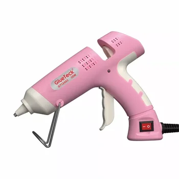 30W Pink OEM Color Glue Gun for Women Electric Hardware Bonding Tools Hot Melt Glue Application