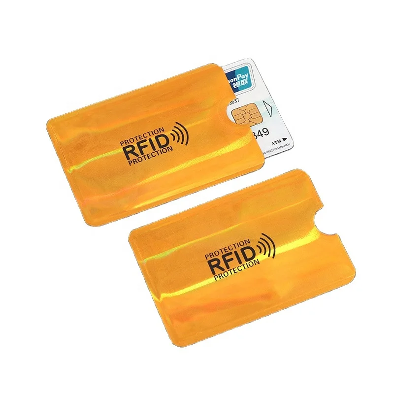 Multi Colors Anti-theft ID Credit Card Holder Card Protector Sleeve Rfid  Sleeve Rfid Blocking Sleeves| Alibaba.com