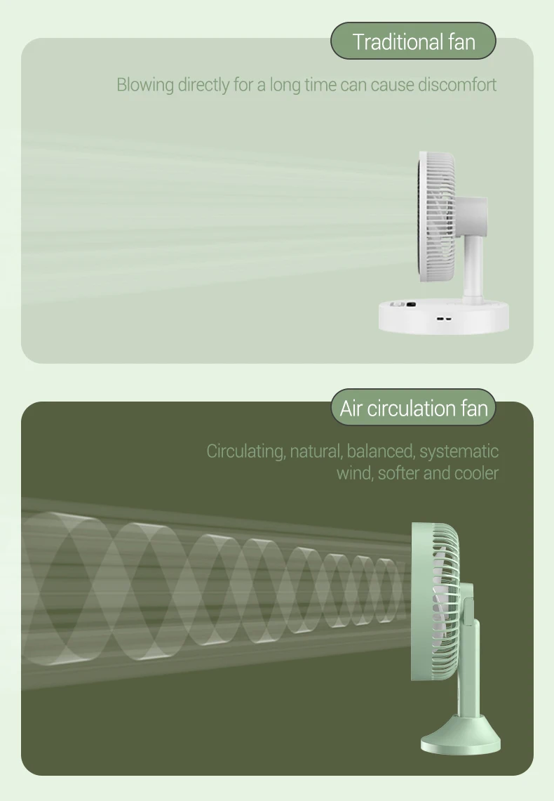 product 2025 3 in1 desktop table fan remote control rechargeable ceiling fan mini ventilador with led light hanging handheld fan-6