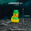 Figura de pato con sombrero verde H-1462-01