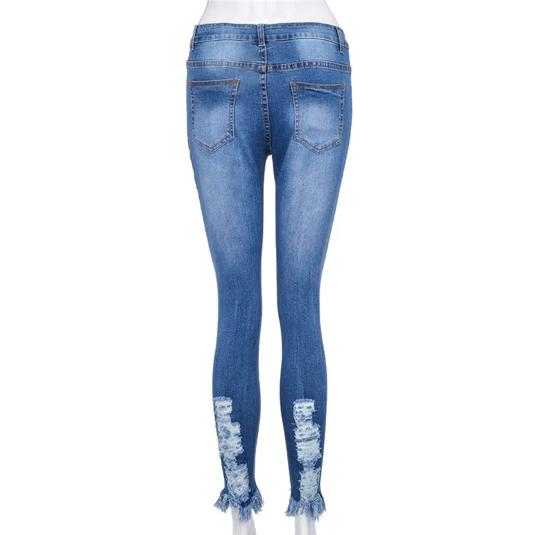 Free Shipping Women Pants New Stretch Jeans Women Fashion Jeans Denim ...