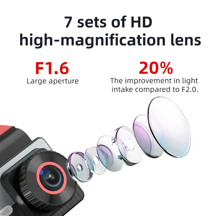 Dash Cam 4g Supported 2 Channel DVR 3.0 Inches LCD Dual Lens 2k Car Black Box F1.8 for Nighttime Accident & Fraud Prevention factory