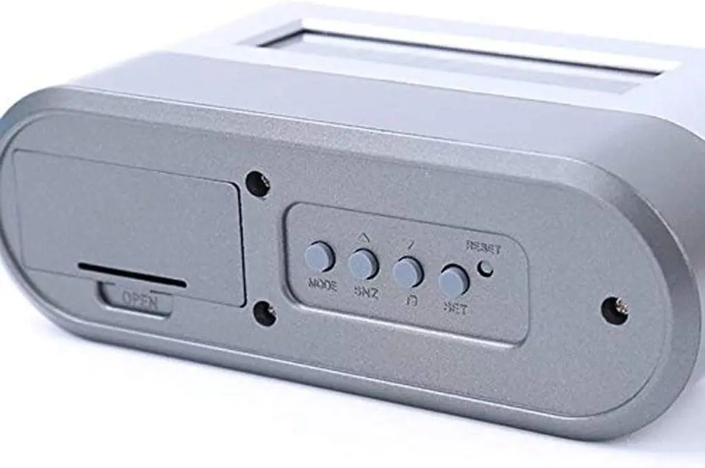 Advertisement LCD Digital Table Music Alarm Pen Holder Calendar Clock