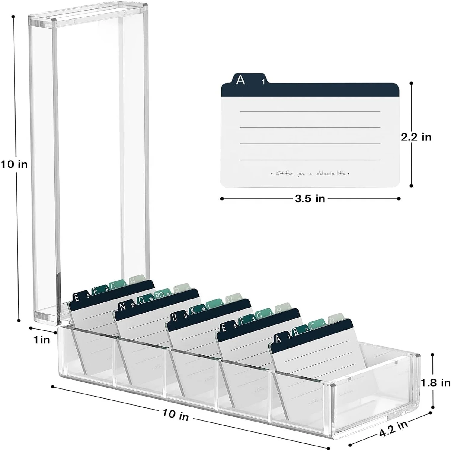 Marketing Holders Business Card Holder Countertop Display For 3.5" X 2