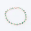 10K Rose Gold Emerald