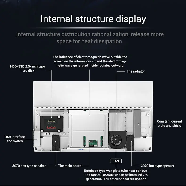 Aio Ordenador 21.5inch 24inch Desktop All In One Pc With 8/9 Th Gen I3 I5 I7 Processor Pc Curved Computer Hardware & Software pc