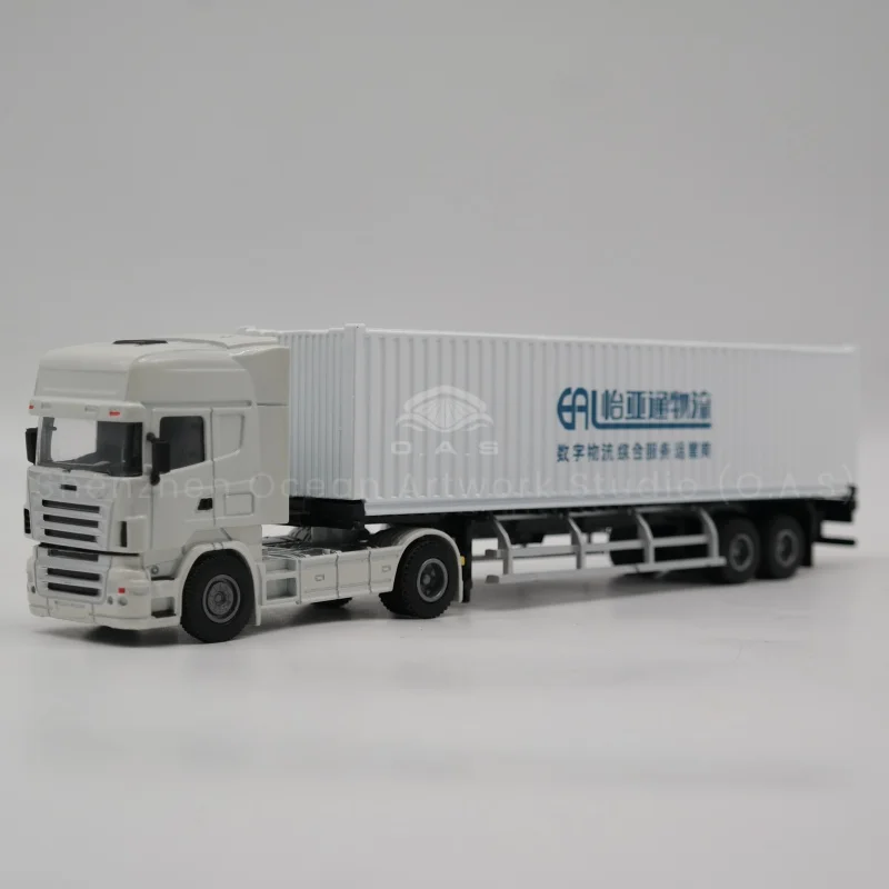 【L】O.A.S Container Model Factory Shipping Gift Customized 1:50 YYTWL Alloy Material Truck Toy Scale Model